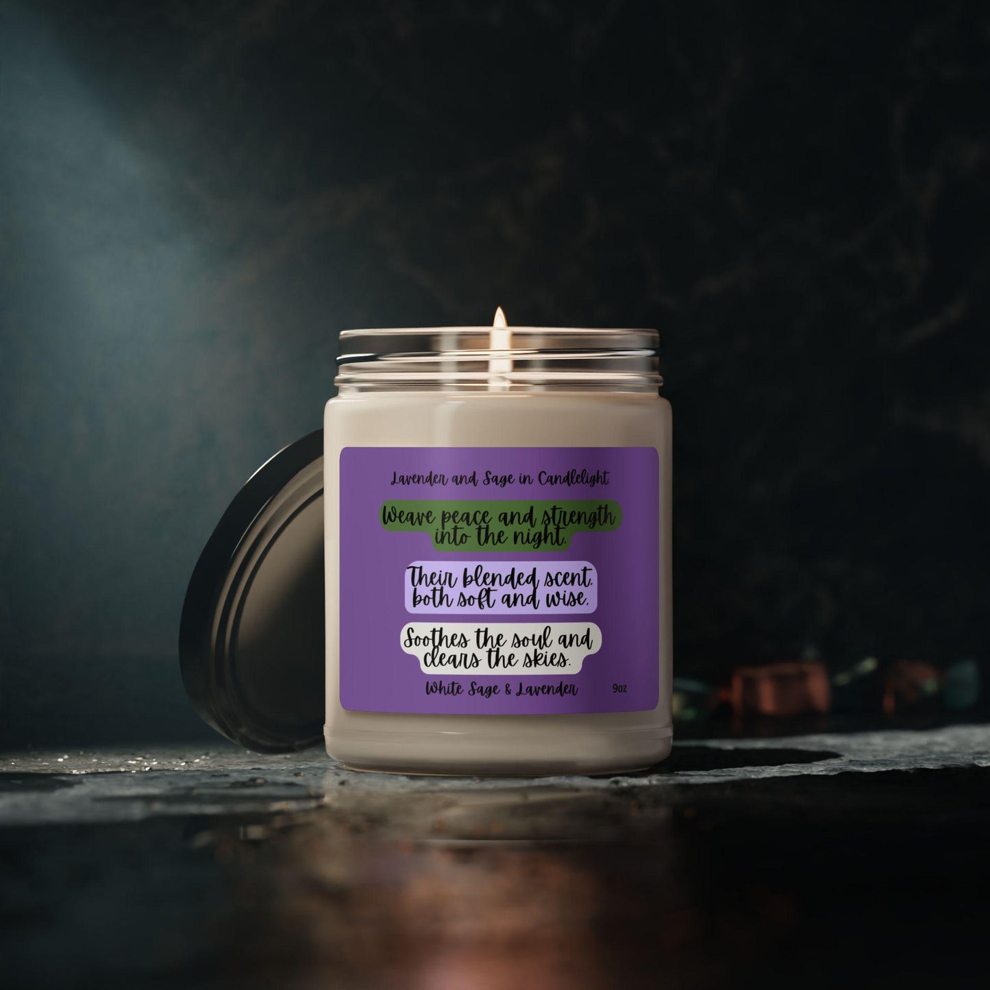 White Sage & Lavender Candle