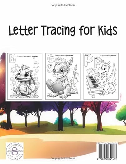 ABC Dragon Coloring Book