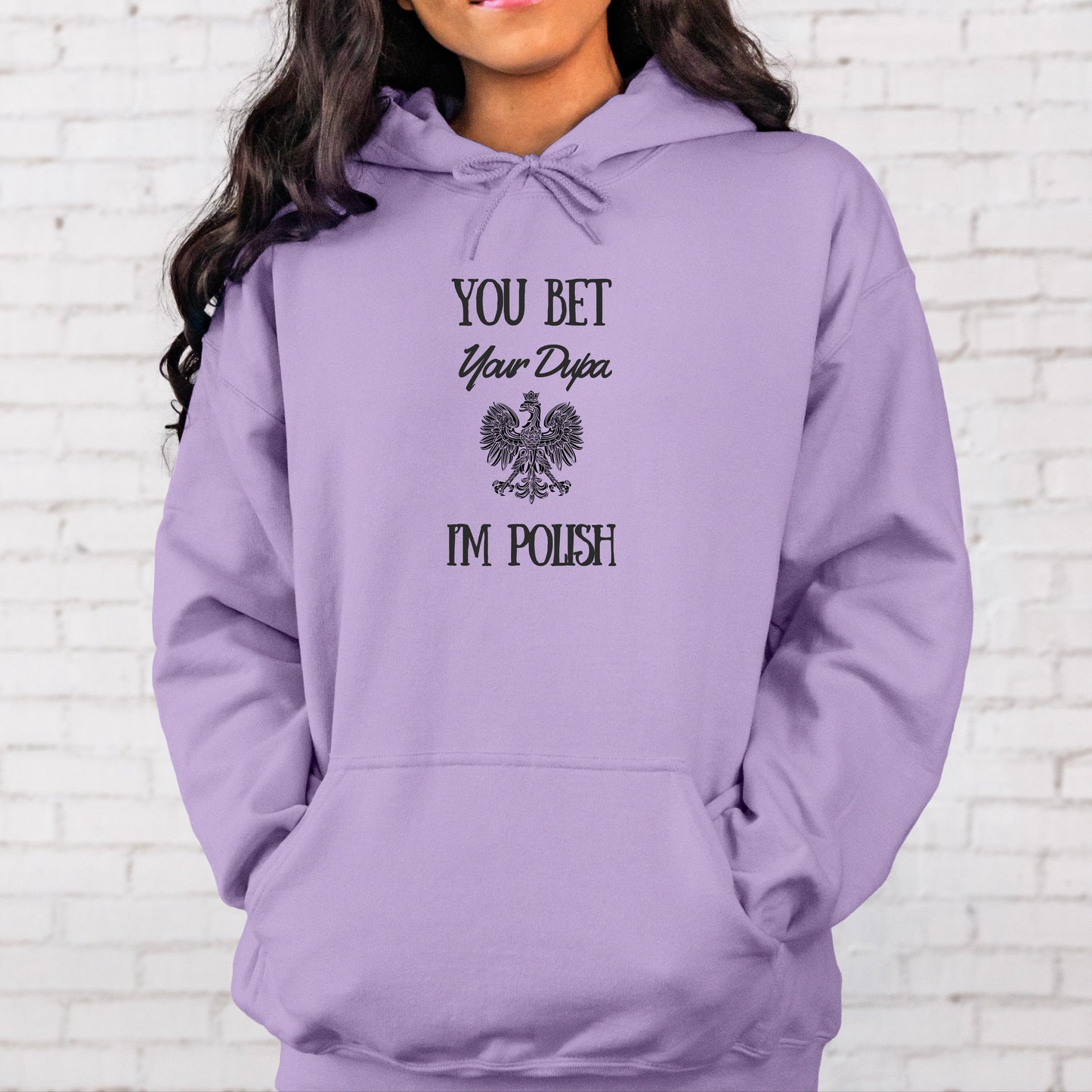 Polish Falcon Bet Your Dupa I'm Polish Hooded Sweatshirt - Unisex Hoodie, Pullover, Polish Pride Gift, Polish Heritage Apparel