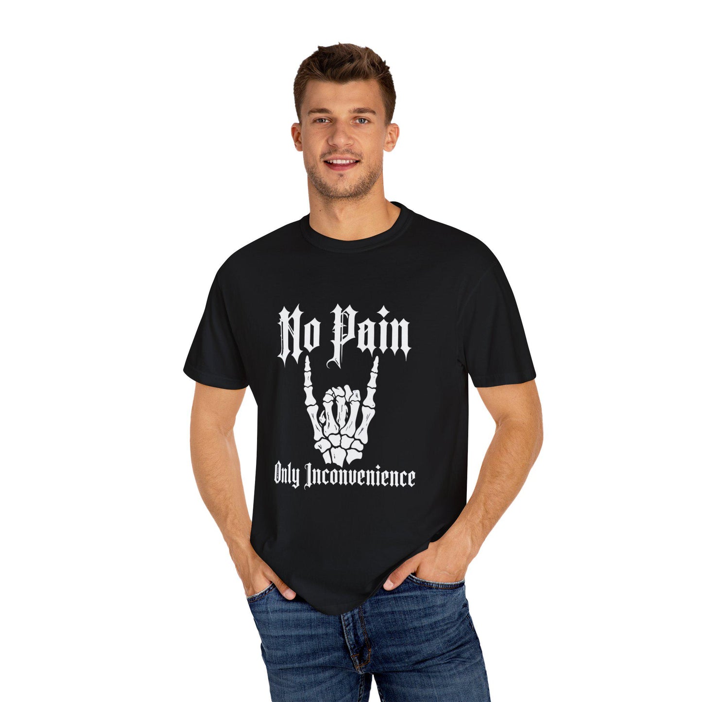 Gothic No Pain Only Inconvenience Unisex T-Shirt - Alternative Clothing, Dark Fashion, Edgy Tee, Punk Rock Shirt, Emo Outfit