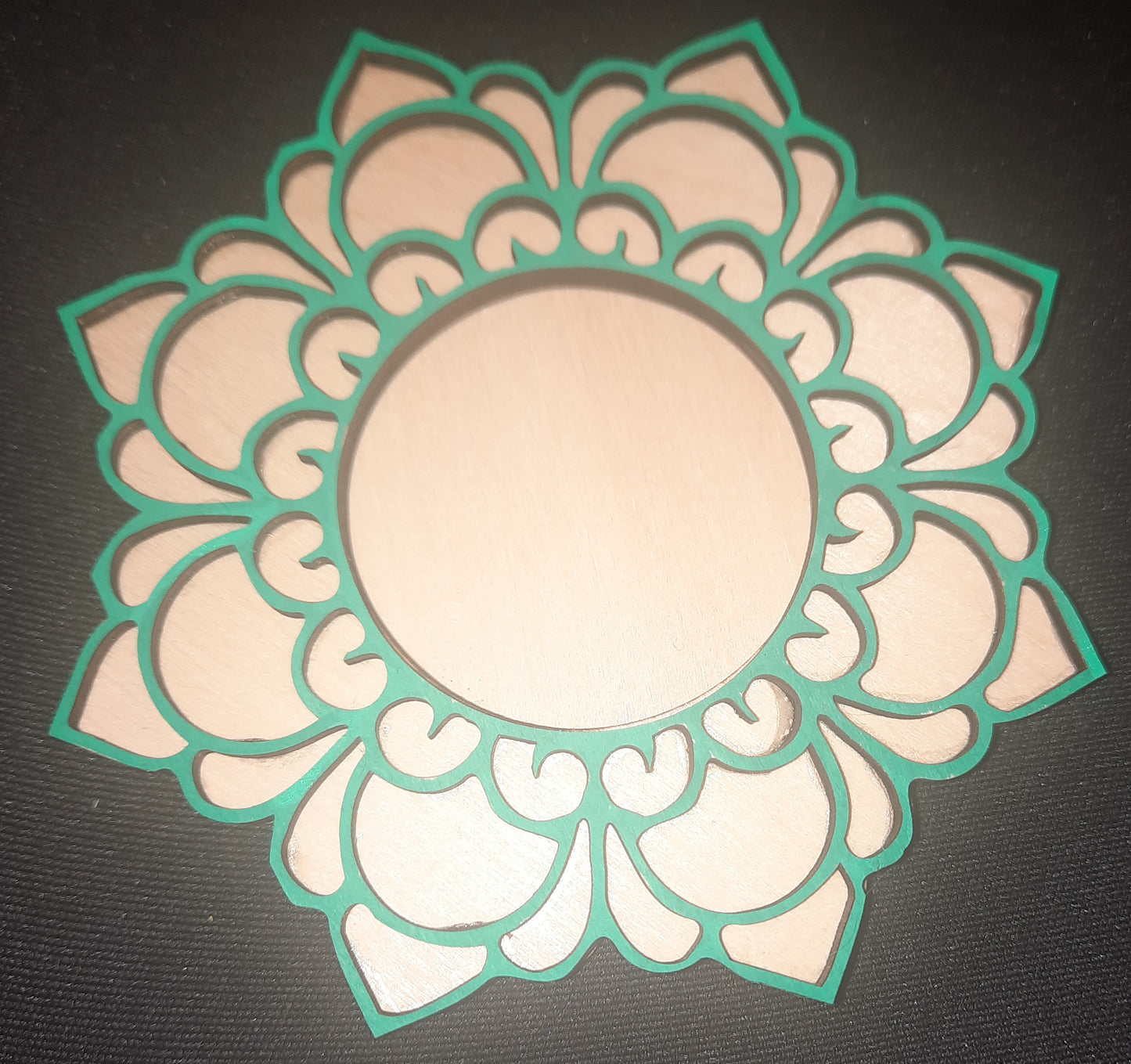 Lotus Glow Mandala Tea Light Candle Holder | Laser Cut Wooden Candle Decor | Boho Meditation & Yoga Room Decor | Unique Housewarming Gift
