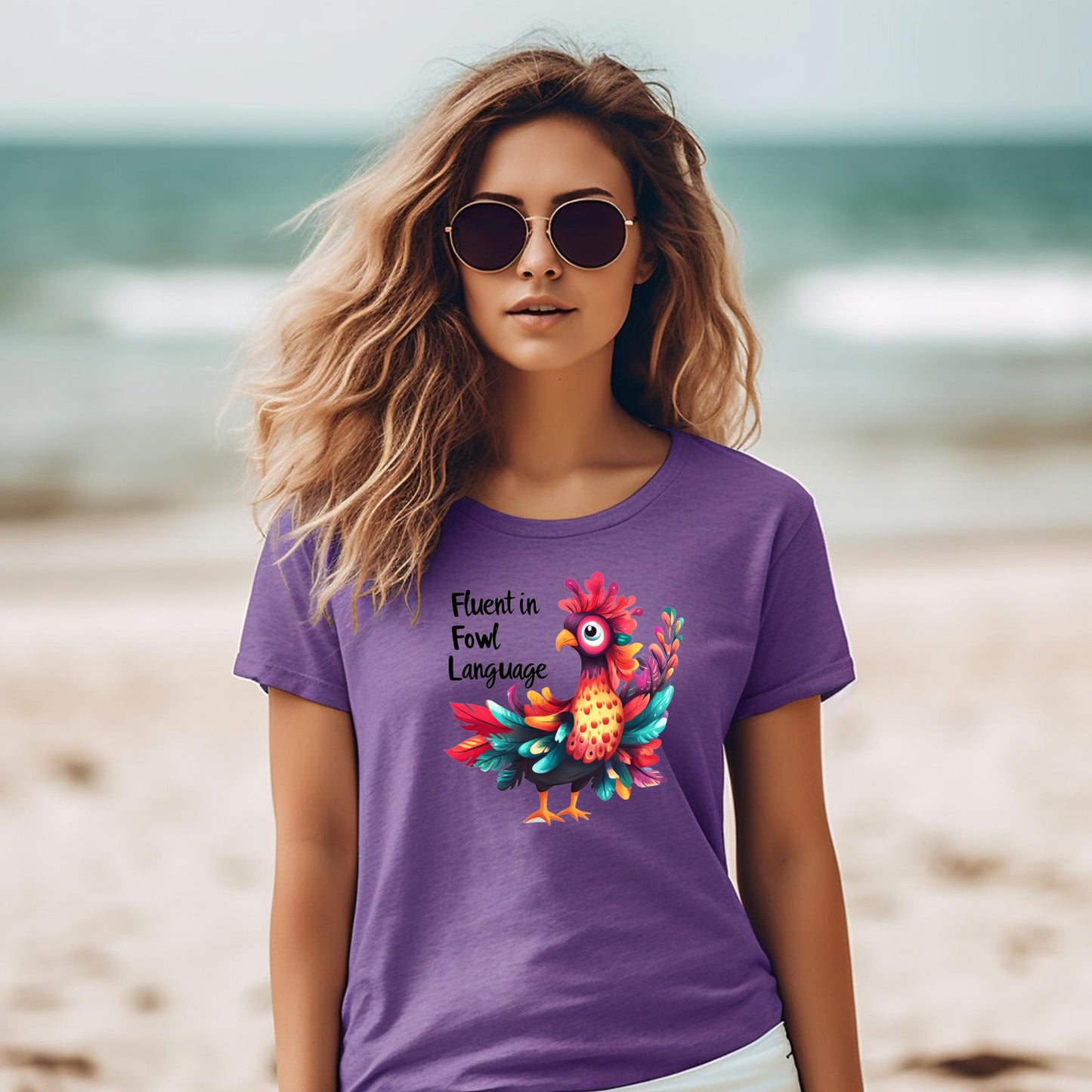 Fluent in Fowl Language Unisex Short-Sleeve T-Shirt