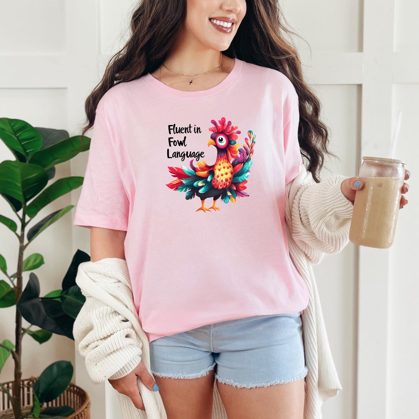 Fluent in Fowl Language Unisex Short-Sleeve T-Shirt